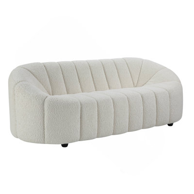 White Teddy Sherpa Sofa