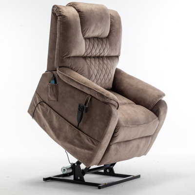 Elderly Electric Recliner With 180-Degree Lying Flat, UL-Approved OKIN Motor, And Infinite Position Adjustability For Maximum Comfort.