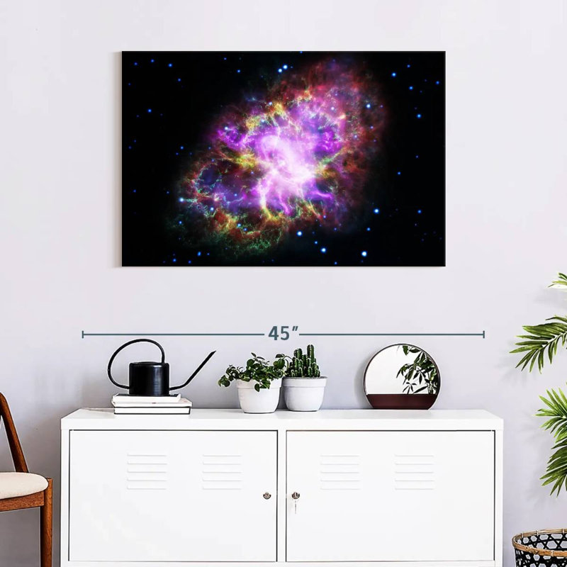 Oberle Sparkling Crab Nebula, 24" H x 36" W