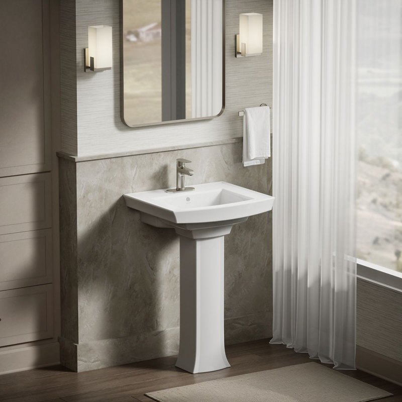 Archer Pedestal Only, White