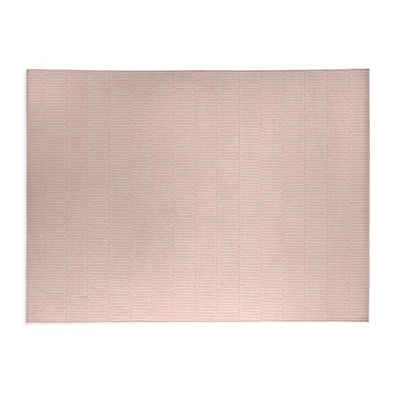 Tapis de bureau Block Block, L 5 pi x L 3 pi, Rose