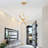 Zhangjing3 Modern Chandelier Sputnik LED Kitchen Island Remote Dimmable-660236504-657304910