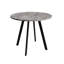 Table de salle à manger 31,5 pouces moderne et minimaliste circulaire pour les cuisines, les restaurants et les bureaux avec une conception compacte et une fonctionnalité polyvalente.