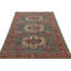 Rug & Kilim’S Kazak Style Rug In Blue With Geometric Medallions