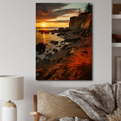 Norson Vibrant Costal Clift sur toile