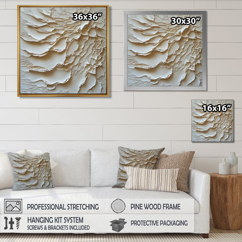 Olyne, lumière ascendante des vagues de la crème, II - art mural moderne abstrait transitionnel, Noir, noir, noir, noir