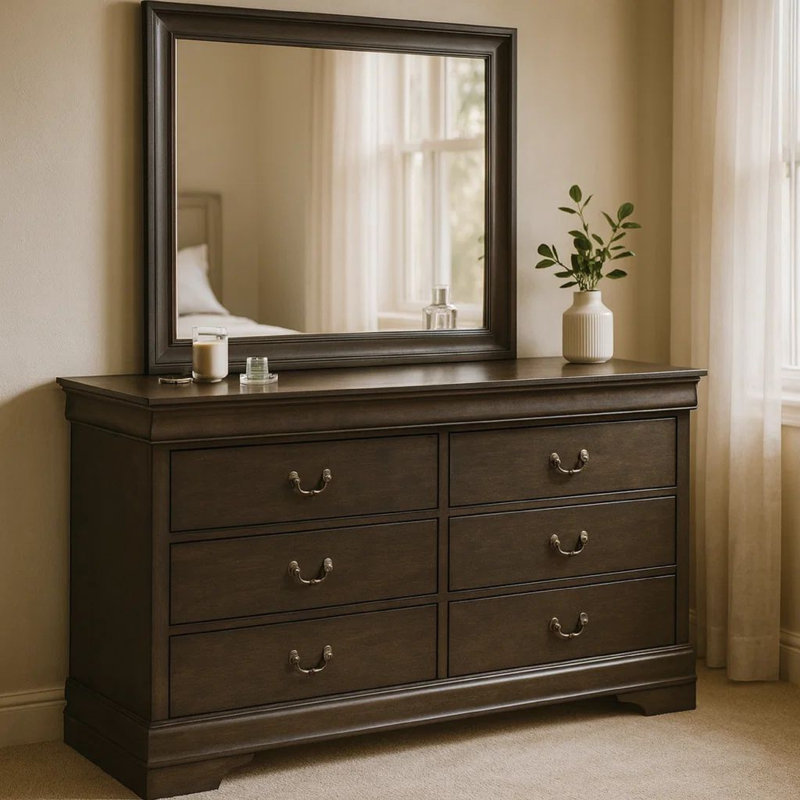 Commode double 6 tiroirs Pinehill