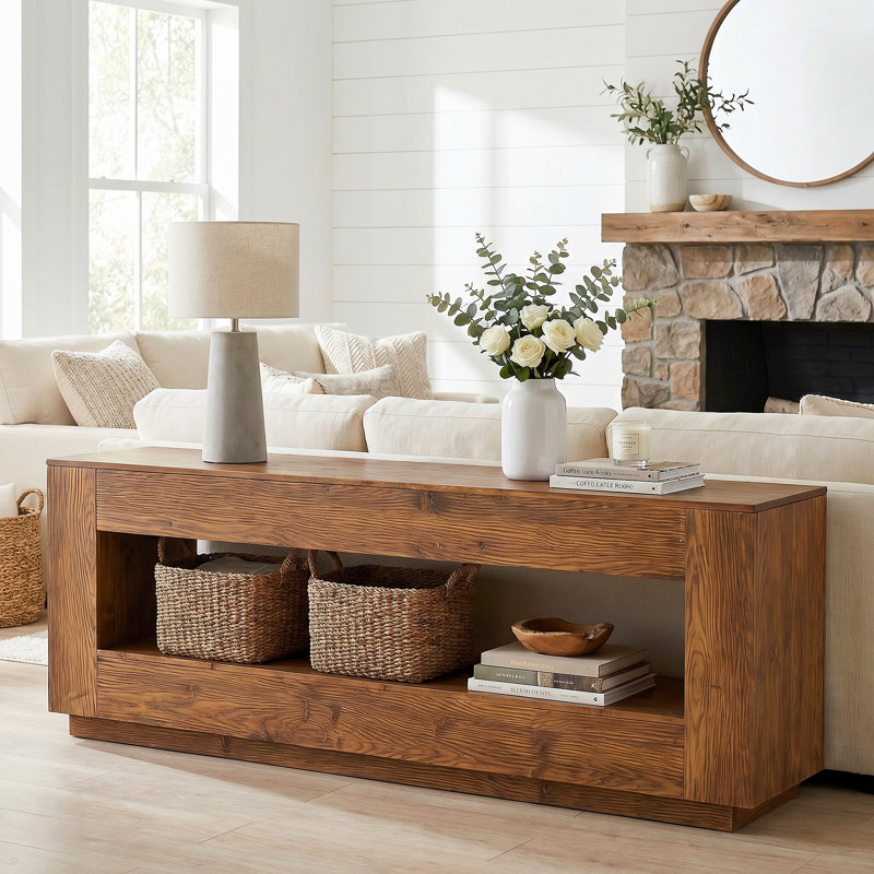 70.86cm Solid Wood Console Table