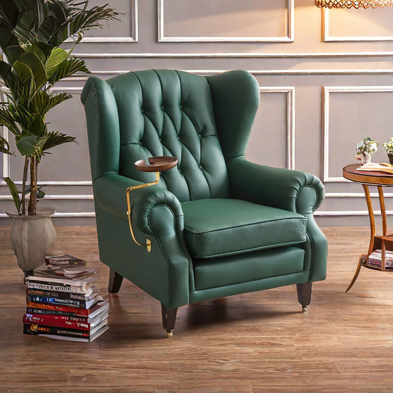 Fauteuil inclinable en simili cuir istikar, Vert foncé
