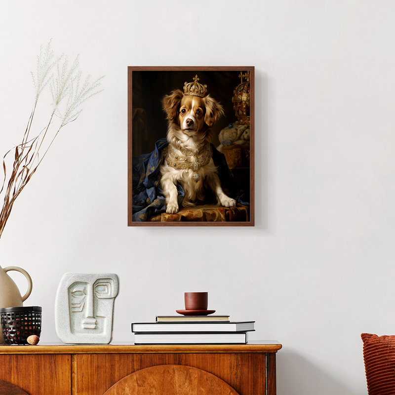 "ANIMALS Series CLXIV" par J Paul, Noyer, H 21 po x l 17 po