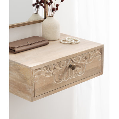 Table de bout en bois massif Mirza