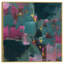 «Teal Abstract Block» par Willowbrook, art mural encadré