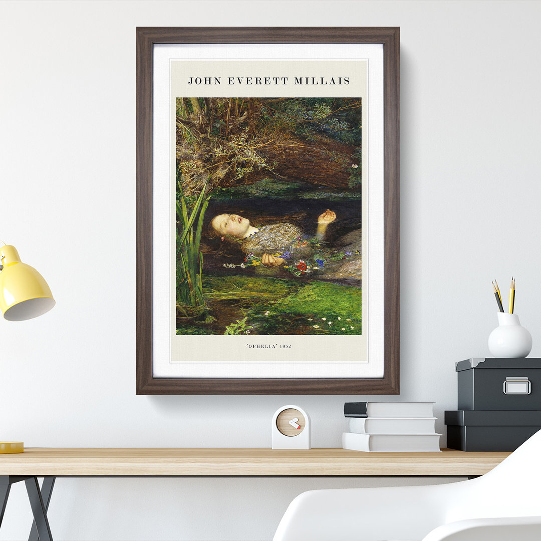Ophelia by John Everett Millais - Picture Frame Painting