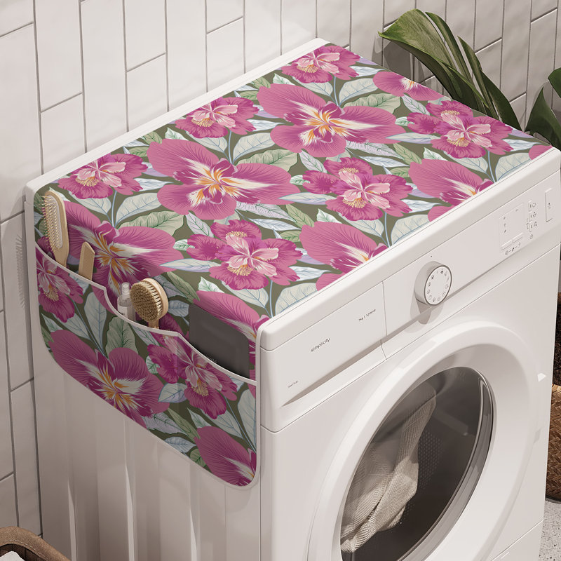 Ensemble de 2 laveuses à fleurs East Urban Home Iris