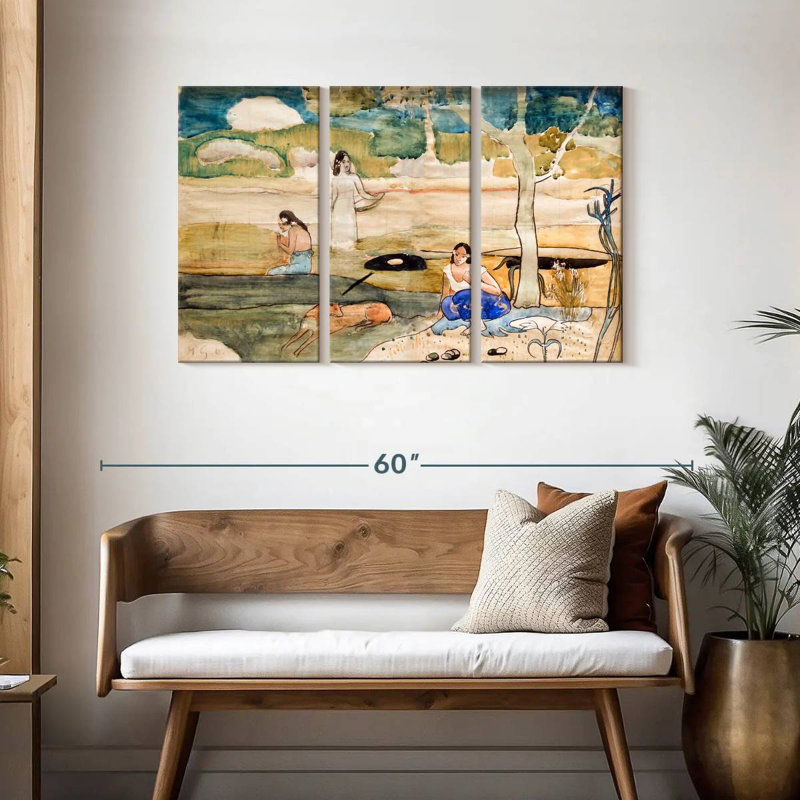 Leisha Tahitian Scene, 28" H x 45" W