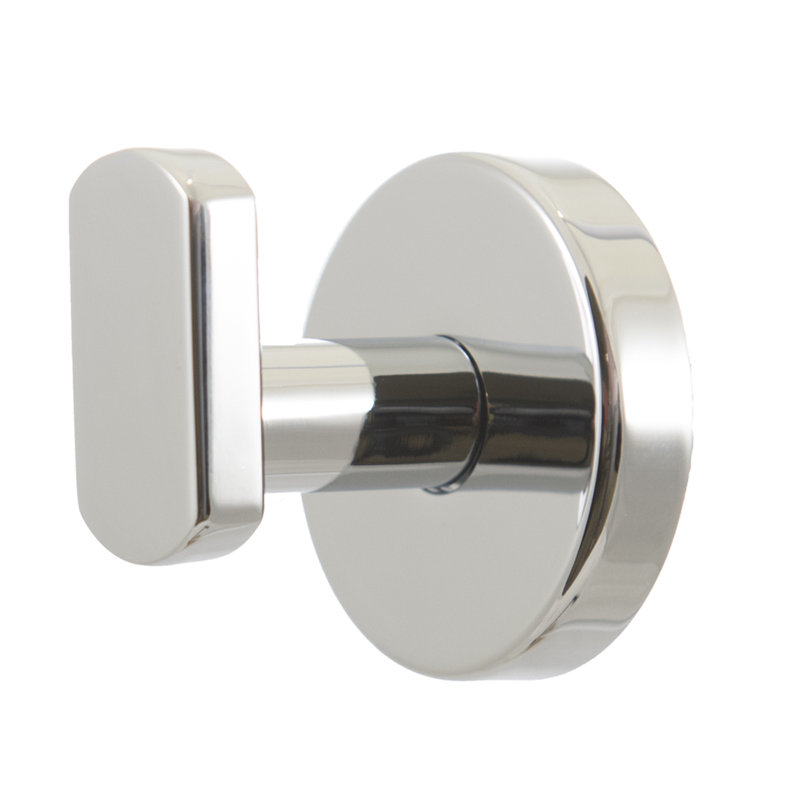 Polished Chrome Wall Mounted Robe Hook