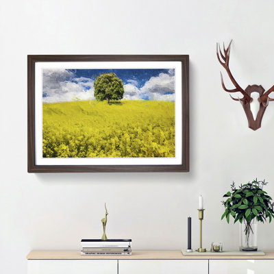 Chestnut Tree in Spring - Picture Frame Painting Print