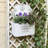 Vintage Metal Wall Planter for Outdoor/Indoor Plants,Faux Plants & Flowers,Wall Storage Basket for Letters Post Cards-888114249