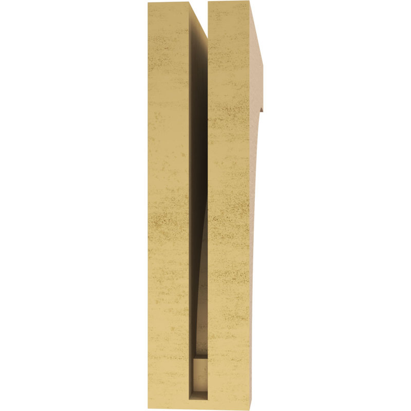 Bois de cèdre brut RiveraThane Corbel, apprêté brun clair Rivera, H 16 po x l 4 po x P 16 po