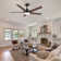 Modern Ceiling Fan with Light 48'' 5-Blade Ceiling Fan With Light Kit And Dimmable LED Light Kit