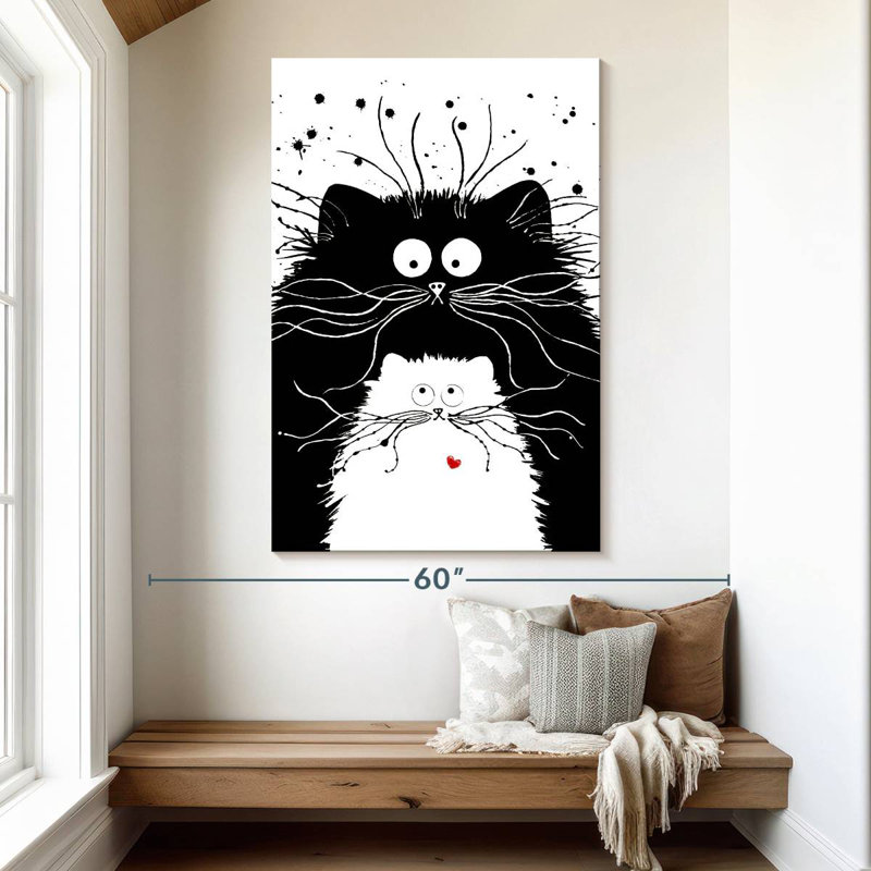 Brampt You're Purrfect, 51" H x 34" W