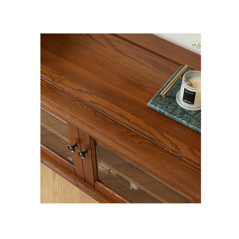 American style solid wood style TV stand