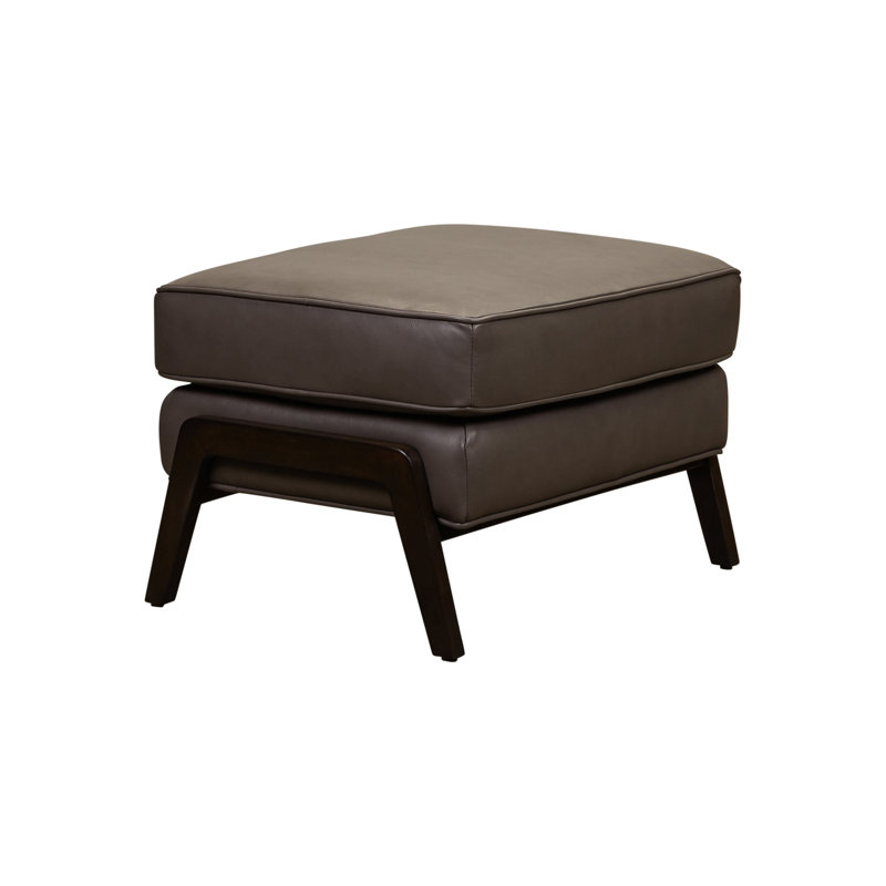 Anastasia Ottoman in Elate Lily, Winsome Fudge
