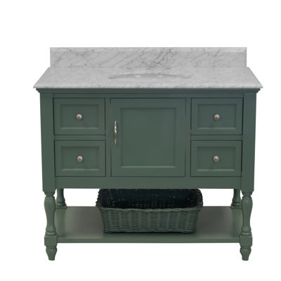 Hampton 42'' Single Bathroom Vanity with Top