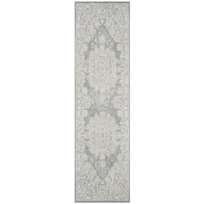Tapis oriental gris clair / crème Calidia