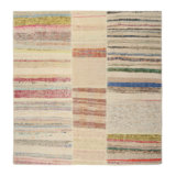 One-of-a-Kind 3'11" X 3'11" Hand Knotted Area Rug