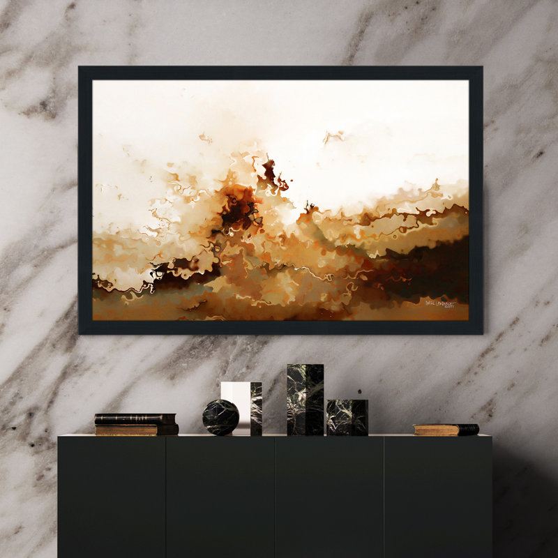 «In All Things. Romans 8:28 ', reproduction d'art sur toile, H 21,5 po x l 27,5 po x P 0,75 po, Cadre espresso