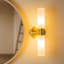 Adejah Glass Armed Sconce-1263567828