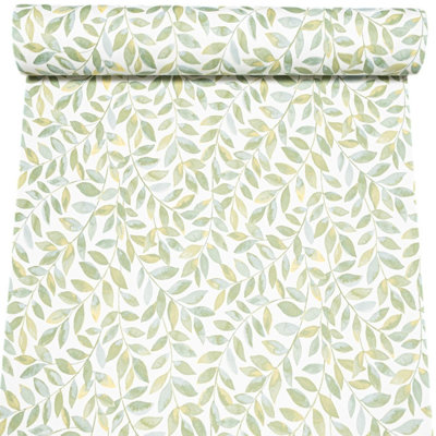 SOPHIE LAURENCE Green White Floral Paste The Wall Wallpaper 10462-07