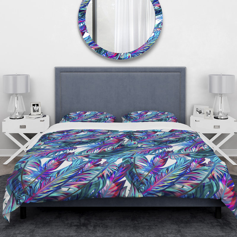 Ensemble de housse de couette designart, Housse simple + 1 taie décorative