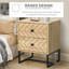 Mullica 48cm W Steel Bedside Table