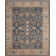 Christa Oriental Cream/Navy/Orange Area Rug