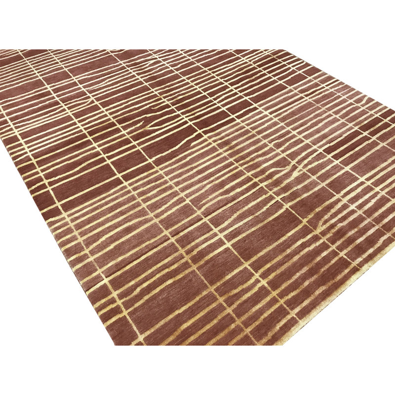 Wool Area Rug in Brown