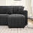 Wool Right Facing Sectional Sofa With Chaise