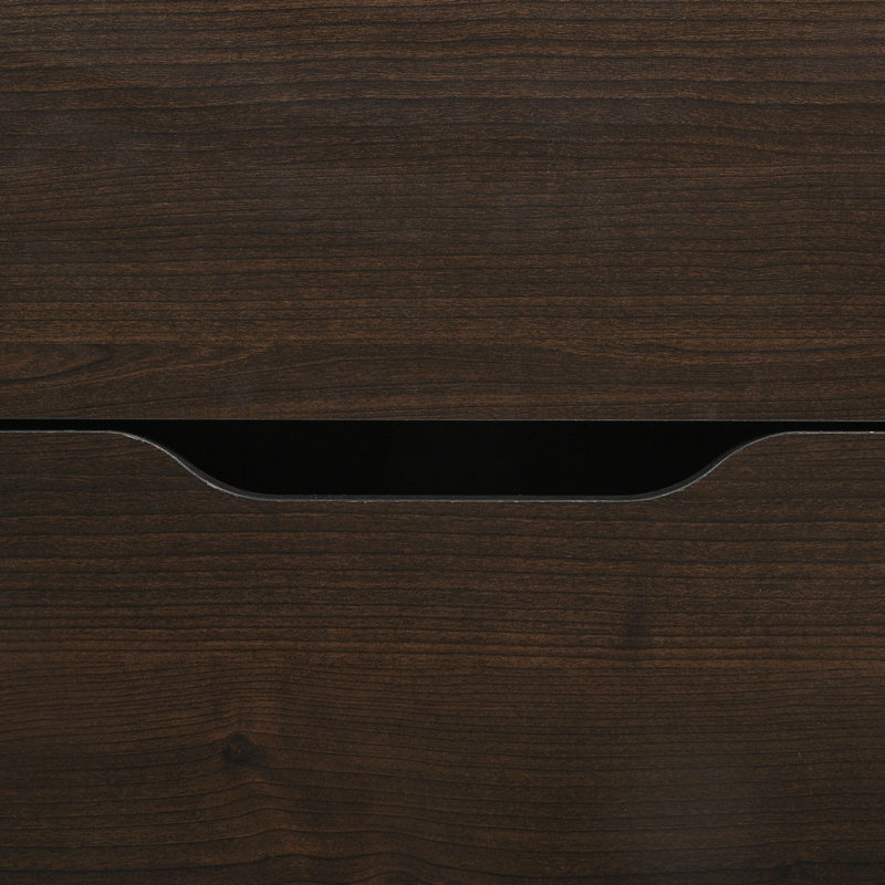 Weigel 6 Drawer 58" W Double Dresser, Espresso