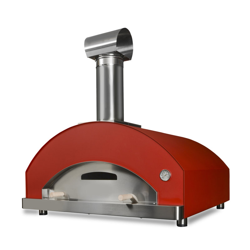 Four à pizza Massimo - rouge mat, Rouge