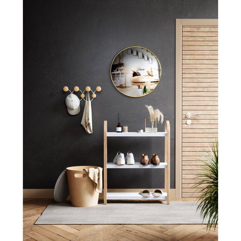 Umbra Bellwood Freestanding Shelf, White/Natural