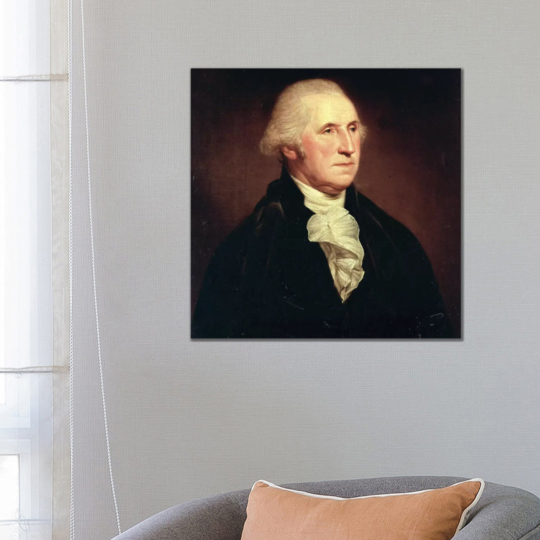 Portrait Of George Washington, 1795 by Charles Willson Peale - Wrapped Canvas Print
