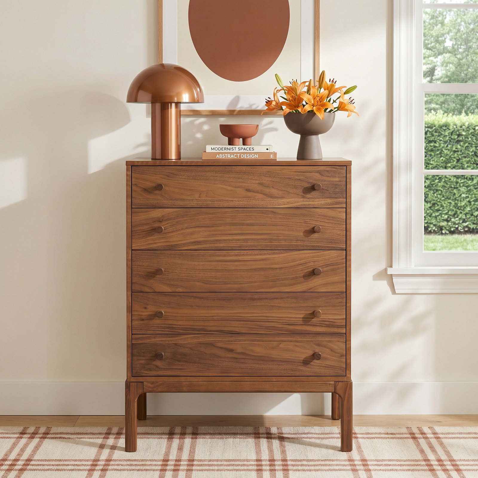 Jacobsen 32" Walnut Dresser