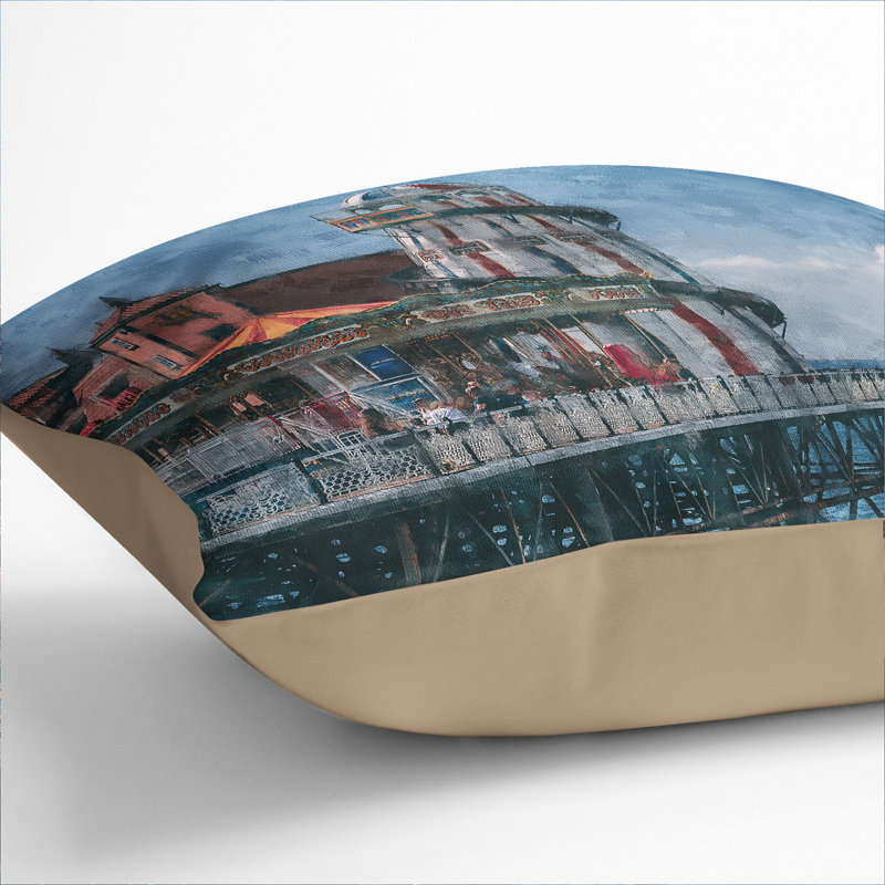 Square Cushion, Stone, 55cm H x 55cm W x 20cm D