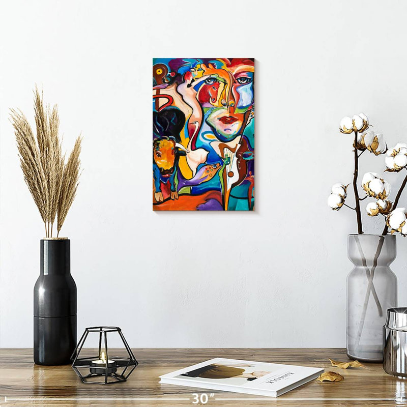 Leisha Mirage Abstract, 12" H x 8" W