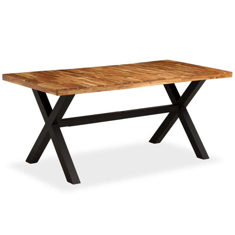Dining Table Solid Acacia and Mango Wood 70.9" x 35.4" x 29.9"