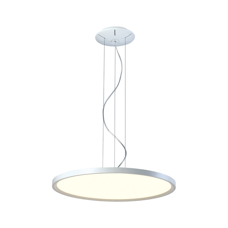 Luminaire suspendu géométrique à 1 lumière Ahtziri, H 59,06 po x l 21,65 po x P 21,65 po