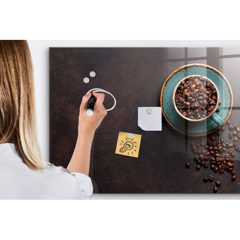 Magnetic Glass Photo Memo Board