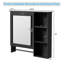 Armoire de rangement murale avec grande porte miroir-1178126797