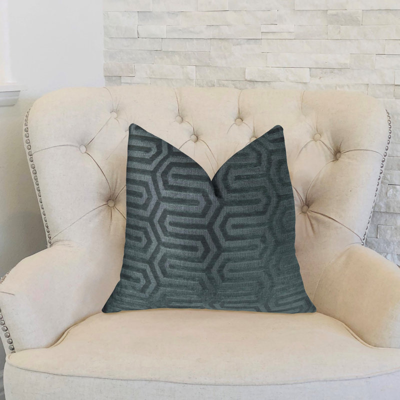 Coussin de luxe fabriqué à la main Lombard Street, 12 po x 20 po, Coussin lombaire